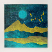 Goldene Flock Puzzle (Vertikal)