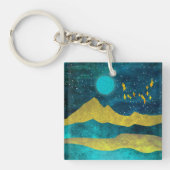 Goldene Flock Schlüsselanhänger (Vorderseite)