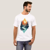 Goldene Flucht T-Shirt (Vorne ganz)