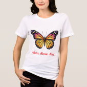 "Goldene Flügel der Ruhe" Tri-Blend Shirt (Vorderseite)