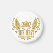 Goldene Flügel krönen den Besten Magnet (Vorne)