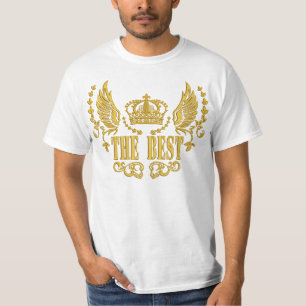 Goldene Flügel krönen den Besten T-Shirt