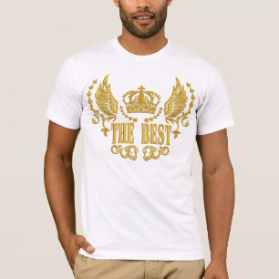 Goldene Flügel krönen den Besten T-Shirt