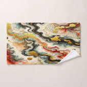 Goldene Flüsse Badhandtuch Set (Handtuch)