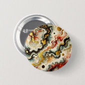Goldene Flüsse  Button (Vorne & Hinten)