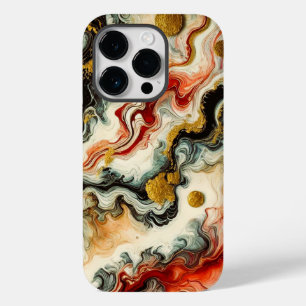 Goldene Flüsse Case-Mate iPhone 14 Pro Hülle