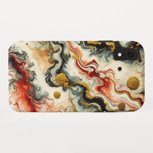 Goldene Flüsse Case-Mate iPhone Hülle (Rückseite (Horizontal))
