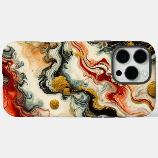 Goldene Flüsse Case-Mate iPhone Hülle (Rückseite (Horizontal))