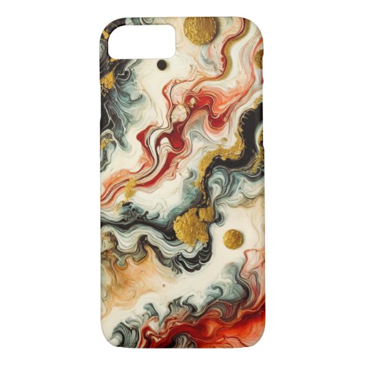 Goldene Flüsse Case-Mate iPhone Hülle (Rückseite)