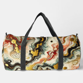 Goldene Flüsse  Duffle Bag