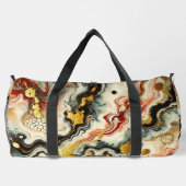 Goldene Flüsse Duffle Bag (Rückseite)