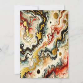 Goldene Flüsse Einladung