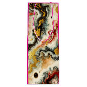 Goldene Flüsse Geschenktüte Für Weinflaschen (Rückseite)