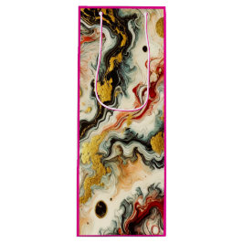 Goldene Flüsse  Geschenktüte Für Weinflaschen