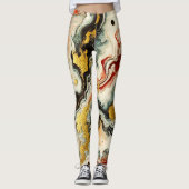 Goldene Flüsse Leggings (Vorderseite)