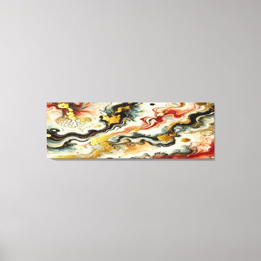 Goldene Flüsse Leinwanddruck (Vorderseite)