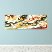 Goldene Flüsse Leinwanddruck (Insitu (Holzboden))