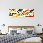 Goldene Flüsse Leinwanddruck (Insitu (Schlafzimmer))