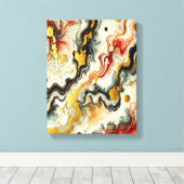 Goldene Flüsse Leinwanddruck (Insitu (Holzboden))