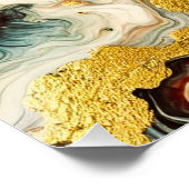Goldene Flüsse Poster (Ecke)