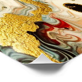 Goldene Flüsse  Poster (Ecke)