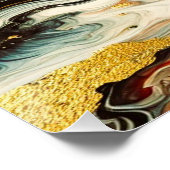 Goldene Flüsse  Poster (Ecke)