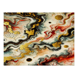 Goldene Flüsse Poster