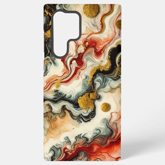 Goldene Flüsse Samsung Galaxy Hülle (Rückseite)