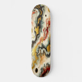 Goldene Flüsse Skateboard (Vorderseite)