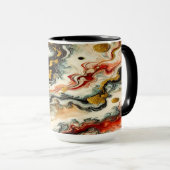 Goldene Flüsse Tasse (VorderseiteRechts)