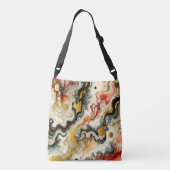 Goldene Flüsse Tragetaschen Mit Langen Trägern (Rückseite)