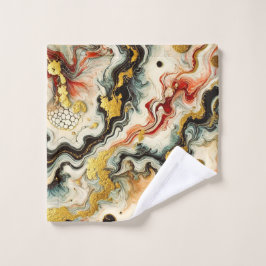 Goldene Flüsse Waschlappen