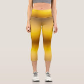 Goldene Flut Capri Leggings (Vorderseite)