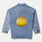 Goldene Flut Jeansjacke (Rückseite)