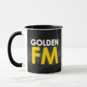 Goldene FM Tasse (Links)