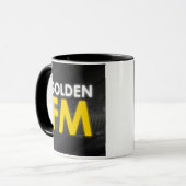 Goldene FM Tasse (Vorderseite Links)