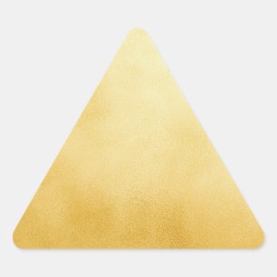 Goldene Fohlen Imitate Gold Dreieckiger Aufkleber
