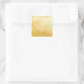 Goldene Fohlen Imitate Gold Quadratischer Aufkleber (Tasche)