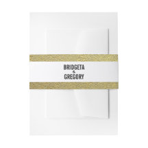 Goldene Foil Chic Hochzeit