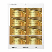 Goldene Foil, gutes neues Jahr Elegant (Vorne)