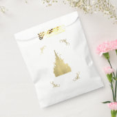 Goldene Foil Princess Flag Burg Storybook Party Geschenktütchen (Versiegelt)