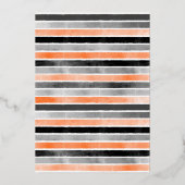 Goldene Foil Spooktacular Halloween-Party Folieneinladung (Rückseite)