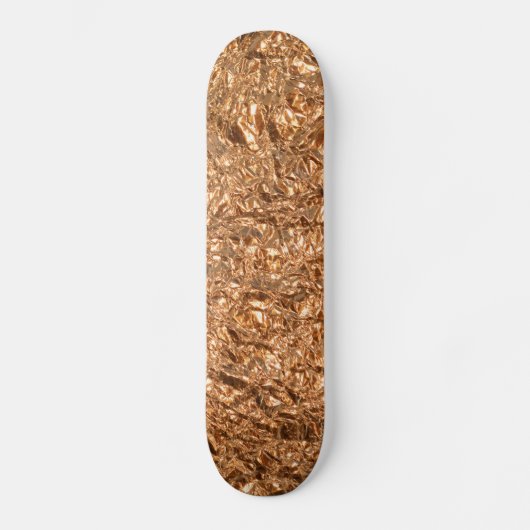 goldene Folie Skateboard (Vorderseite)