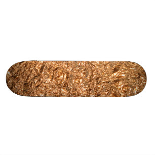 goldene Folie Skateboard