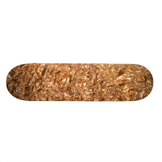 goldene Folie Skateboard