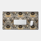 "Goldene Folklore-Illustrationen" Schreibtischunterlage (Tastatur & Maus)