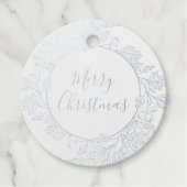 Goldene Forelle Winter Berries Geschenkanhänger (Vorderseite)