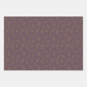 Goldene Forelle Winter Berries Geschenkpapier Set (Vorderseite)