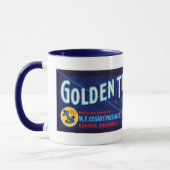 Goldene Forellen-Tasse Tasse (Links)