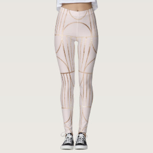 Goldene Formen: Moderne Muster aus der Mitte des J Leggings